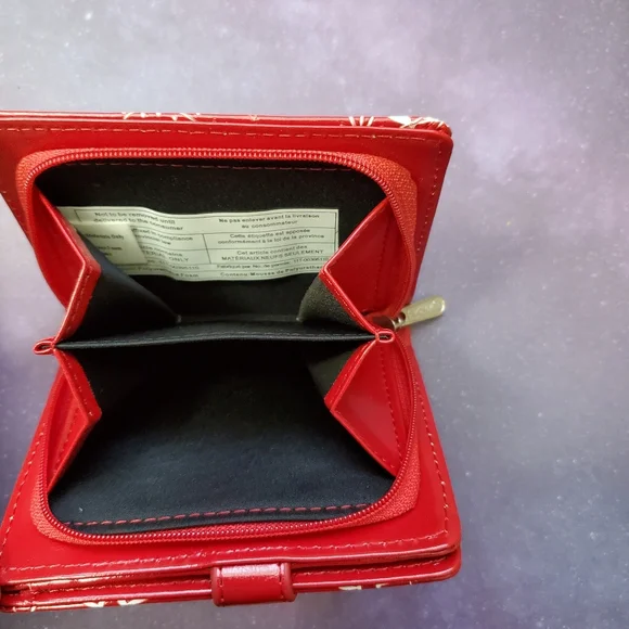Mermaid Wallet NWT - Shagwear - Red Vegan Leather - New With Tags - Picture 4 of 9